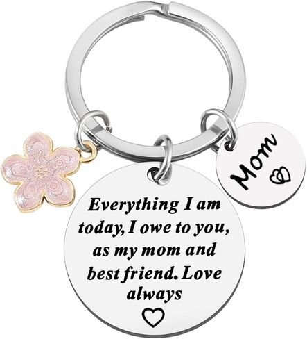هدايا للأم من الابنة، هدايا للأم لعيد ميلاد الأم وعيد الميلاد المجيد، كما تحب أمي وأفضل صديق دائمًا سلسلة المفاتيح in Kuwait
