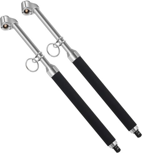 10-150PSI Tire Pressure Gauge Heavy Duty Air Gauge Tire Pressure with Two Side Aluminum Scaleplate, Dual Head Truck Tire Pressure Gauge (1 Pack) in Saudi Arabia