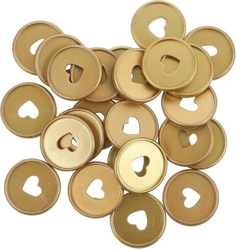 Toddmomy Paper Clips Binder Clips 35mm Book Binding Discs 24pcs Heart Loose Leaf Binder Rings Discbound Expansion Discs for Notepads Planners Extra Pages Notes Artwork Paper Clips Binder Clips in Saudi Arabia