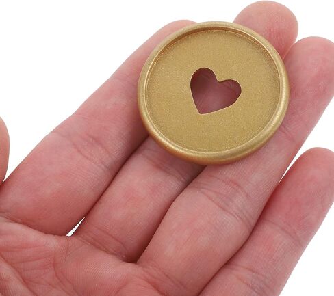 Toddmomy Paper Clips Binder Clips 35mm Book Binding Discs 24pcs Heart Loose Leaf Binder Rings Discbound Expansion Discs for Notepads Planners Extra Pages Notes Artwork Paper Clips Binder Clips in Saudi Arabia
