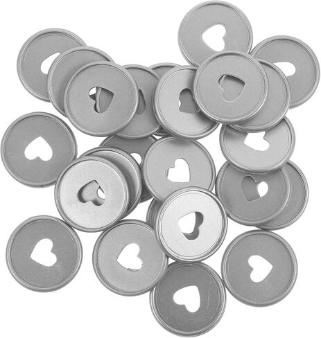 Toddmomy Paper Clips Binder Clips 35mm Book Binding Discs 24pcs Heart Loose Leaf Binder Rings Discbound Expansion Discs for Notepads Planners Extra Pages Notes Artwork Paper Clips Binder Clips in Saudi Arabia