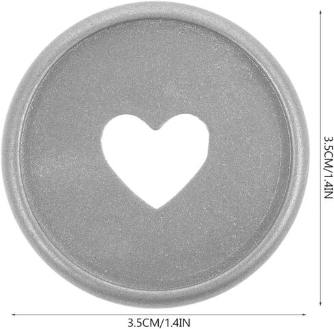 Toddmomy Paper Clips Binder Clips 35mm Book Binding Discs 24pcs Heart Loose Leaf Binder Rings Discbound Expansion Discs for Notepads Planners Extra Pages Notes Artwork Paper Clips Binder Clips in Saudi Arabia