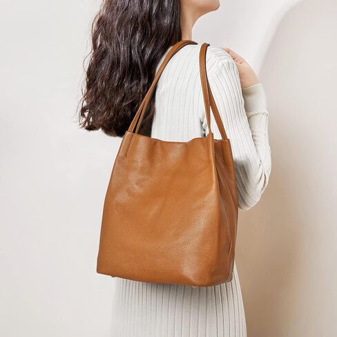 Kattee Soft Genuine Leather Shoulder Totes Bundle with Women Small Crossbody Bags in Saudi Arabia