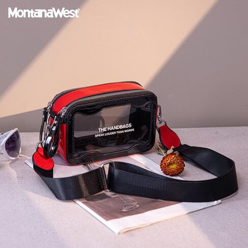 Montana West Clear Crossbody Bag for Women Fashion Transparent Purse in Saudi Arabia