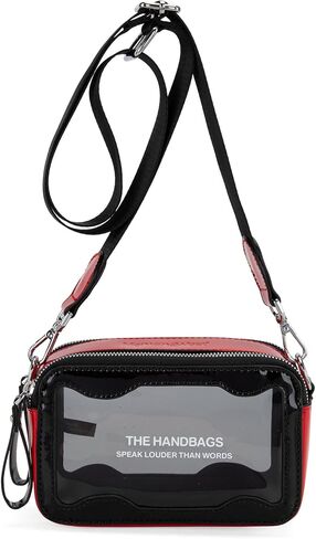 Montana West Clear Crossbody Bag for Women Fashion Transparent Purse in Saudi Arabia