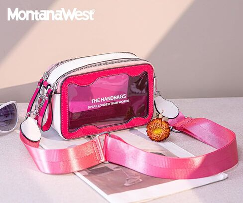 Montana West Clear Crossbody Bag for Women Fashion Transparent Purse in Saudi Arabia