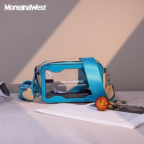Montana West Clear Crossbody Bag for Women Fashion Transparent Purse in Saudi Arabia