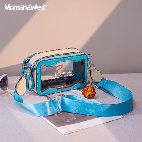 Montana West Clear Crossbody Bag for Women Fashion Transparent Purse in Saudi Arabia