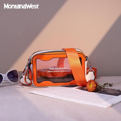 Montana West Clear Crossbody Bag for Women Fashion Transparent Purse in Saudi Arabia