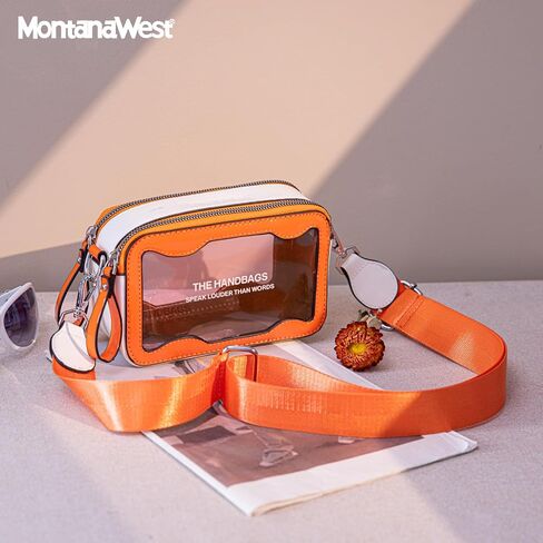 Montana West Clear Crossbody Bag for Women Fashion Transparent Purse in Saudi Arabia