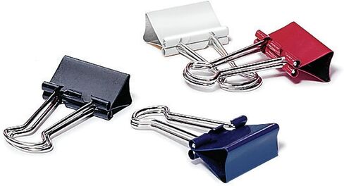 ACCO BRANDS 72020 Small Binder Clips, Steel Wire, 5/16 Cap, 3/4w, Black/Silver, Dozen in Saudi Arabia