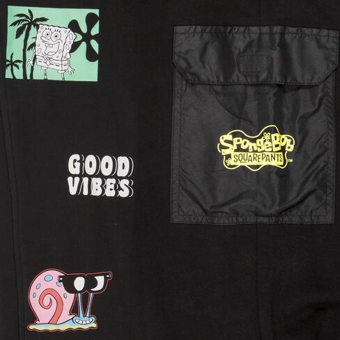 Nickelodeon SpongeBob SquarePants Good Vibes Mens Lounge Drawstring Jogger Pants, Active Sweatpants for Men in Saudi Arabia