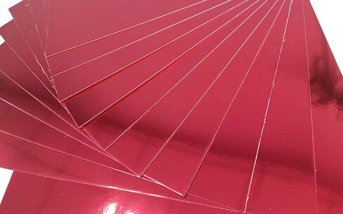 Premium 10 Sheets Mirror foil Board Sparkling Black Cardstock Reflective, Shiny Poster Board 12 x 12 inches 250GSM Use For Scrapbooking Paper Cutting Bending Or Shaping, 30cm in Kuwait