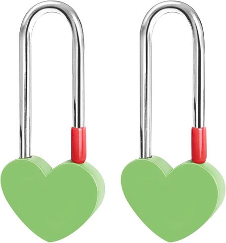Keyless Love Lock Single Heart Padlock,Pink 3.5" 50mm Love Padlock for Lovelock Bridge, Wishing Tree(NO Key) in Saudi Arabia