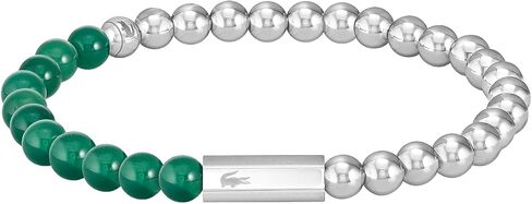 Lacoste Men's Scottie Jewelry Beads Bracelet Collection, Cassic Beaded Bracelet, For a Pop of Color and an Everyday Look in Saudi Arabia