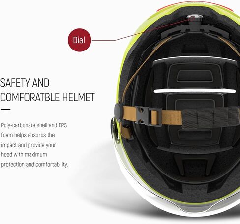 LIVALL L23 Smart Bike Helmet with LED Lights & Removable Visor, NTA8776 CPSC Certified, Bike Helmet with Fall Detection for Adults Men Women, Bicycle Helmet for Commuter E-Bike Scooter Skateboard in Kuwait