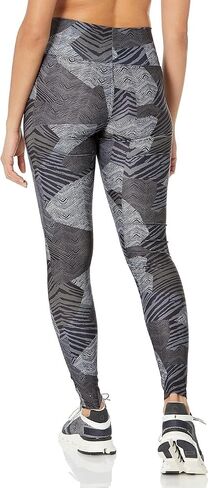 Zubaz Women's Tonal Black Patchwork Zebra Legging in Saudi Arabia