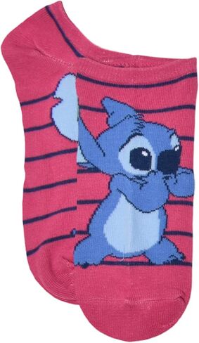 جورب نسائي بدون خياطة من Lilo & Stitch، أزرق، 9/11 in Kuwait