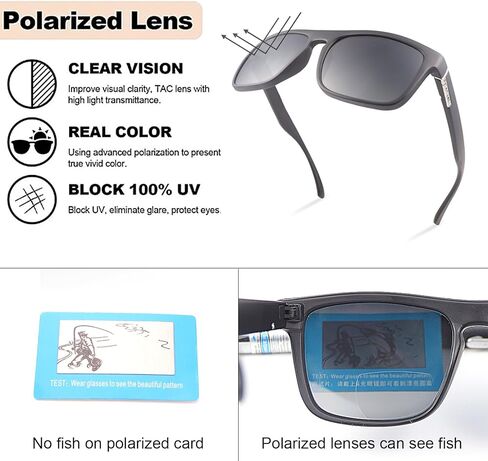 Polarized Bifocal Reading Sunglasses UV400 Protection Blue Light Blocking Glasses Black Tinted Bi-Focal Sun Readers in Saudi Arabia