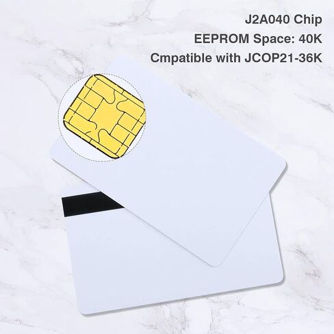 1 Pack J2A040 Chip Java JCOP Cards Unfused CAETOUNG JCOP21-40K Smart Card with 2 Track 8.4mm HICO Magnetic Stripe in Saudi Arabia