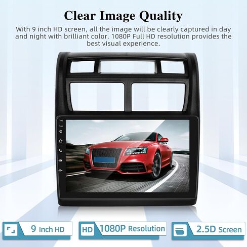 Android 13 Car Radio for Kia Sportage 2007-2013 - Wireless Carplay and Android Auto - 9 Inch Touchscreen Car Stereo with DSP/Multiple UI/WiFi/GPS/SWC + AHD Backup Camera in Saudi Arabia