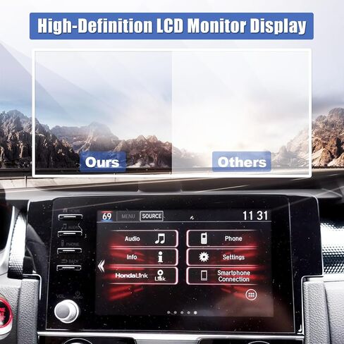 7 Inch Radio Display Screen Assembly Compatible with 2019-2021 Honda Civic Information Center Monitor Replace 39710-TBA-A41 39710TBAA41 39710TBFA61 in Saudi Arabia