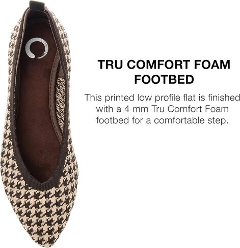 Journee Collection Womens Karise Tru Comfort Foam Slip On Pointed Toe Ballet Flats in Saudi Arabia