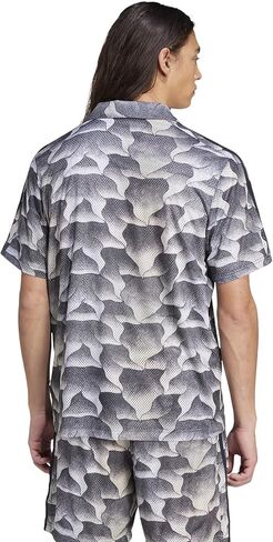 adidas Men's Tiro Allover Print Mesh Resort Shirt in Saudi Arabia