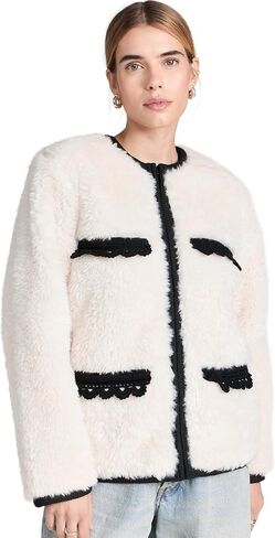 Sea Women's Harper Faux Fur Crochet Parka in Saudi Arabia