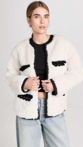 Sea Women's Harper Faux Fur Crochet Parka in Saudi Arabia