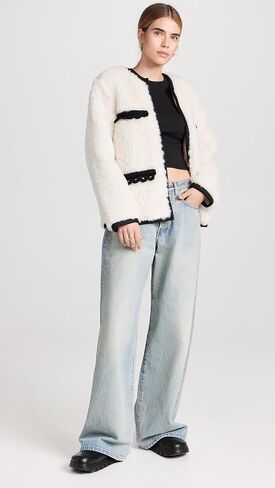 Sea Women's Harper Faux Fur Crochet Parka in Saudi Arabia