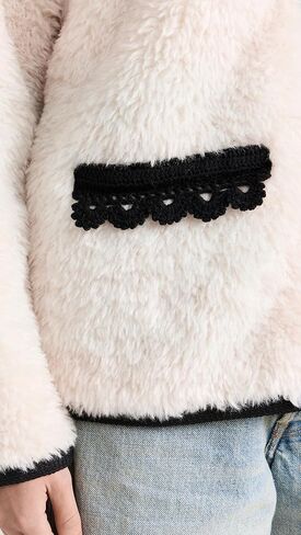 Sea Women's Harper Faux Fur Crochet Parka in Saudi Arabia