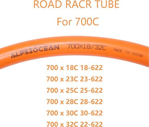 700C Ultralight TPU Road Bike Inner Tube,700x18C/23C/25C/28C/30C/32C AV48mm/65mm Presta Valve Tubes,Compatible with 700x18C 700x23C 700x28C 700x30C 700x32C Race Bike Tire Tubes- 2 Pack in Kuwait
