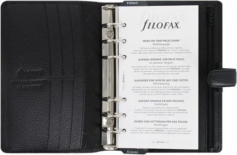 Filofax A5 Finsbury Organiser - Black in Saudi Arabia