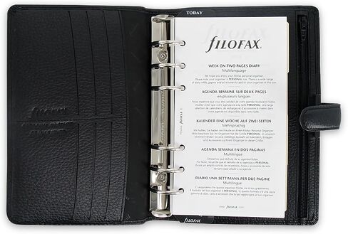 Filofax A5 Finsbury Organiser - Black in Saudi Arabia
