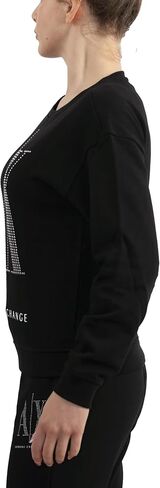 A｜X ARMANI EXCHANGE Women's Studded Icon Sweatshirt in Saudi Arabia