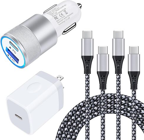 شاحن سريع 20 واط PD USB C متوافق مع Google Pixel 8 7 Pro 6 Pro 6a 5 5a 5G 4 XL 4a 3 XL 3a 2 XL Pixel Phone، Samsung Galaxy S24 Ultra Plus S23 S22 S21 FE S20 S10 S10E Note 20 10 in Kuwait