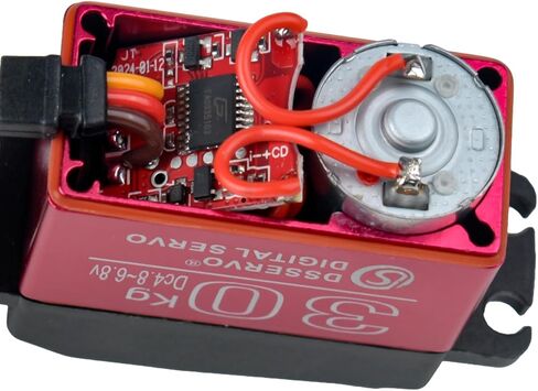 2Pcs 30KG Digital Servo, DS3230 PRO Large Torque 6V Stainless Steel Gear IP66 Waterproof RC Servo with 25T Servo Arm for 1/8 1/10 1/12 Scale Baja RC Car (2Pcs 180 Degree) in Saudi Arabia