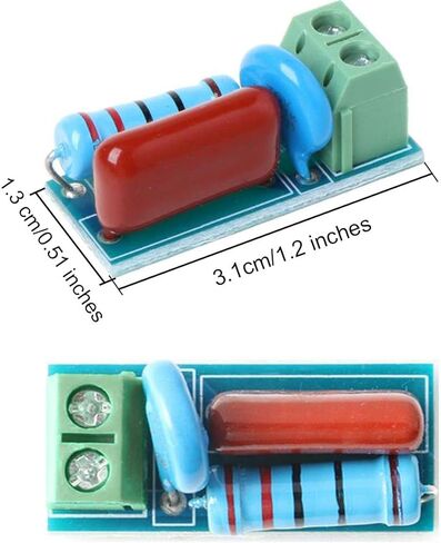 RC Snubber/وحدة دائرة الامتصاص، مرحل حماية الاتصال، مرحل مقاومة الثايرستور، تيار مستمر 5-400 فولت تحميل حثي لمنع دائرة التداخل الكهرومغناطيسي، 5 قطع in Kuwait
