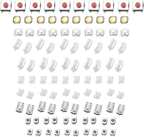 Micro Momentary Switch Kit Micro Momentary Tactile Push Button Switch Tact Assortment Kit Tactile Push Button Switch SMD Micro Momentary Tact Switch Assortment Kit in Saudi Arabia