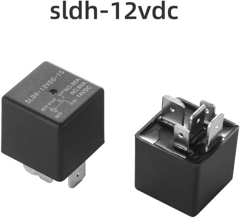4 قطعة SLDH-12VDC-1C التتابع SLDH-12VDC-1C رقم 80A NC 5pin SPDT سبليت نوع سيارة شاحنة الأضواء التتابع in Kuwait