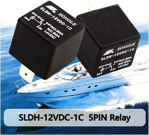 4 قطعة SLDH-12VDC-1C التتابع SLDH-12VDC-1C رقم 80A NC 5pin SPDT سبليت نوع سيارة شاحنة الأضواء التتابع in Kuwait
