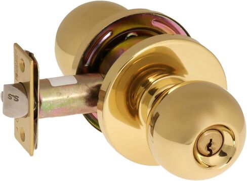 Corbin Russwin CK4451-GWC-605-KR-B238 الصف 2 مدخل/دخول/مكتب، 605 - مصقول لامع، ظهر 2-3/8 بوصة، يمكن عكسه على اليد اليمنى، فولاذ/نحاس in Kuwait