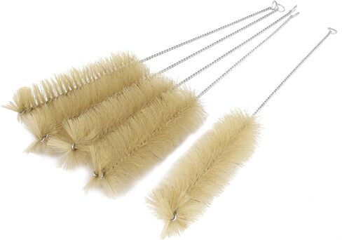 uxcell A15071500ux0843 36cm Long 5cm Dia Bristle Test Tube Bottle Cleaning Brush Cleaner 5pcs (Pack of 5) in Saudi Arabia