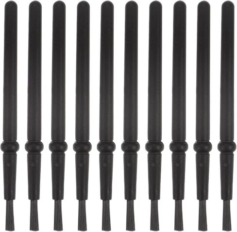 10pcs Anti-Static Cleaning Brush 21mm Dia PV Plastic Conductive Bristles Small Narrow Anti Static ESD Brushes for Clean PCB Laptop Keyboard Fan in Saudi Arabia