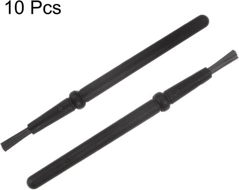 10pcs Anti-Static Cleaning Brush 21mm Dia PV Plastic Conductive Bristles Small Narrow Anti Static ESD Brushes for Clean PCB Laptop Keyboard Fan in Saudi Arabia