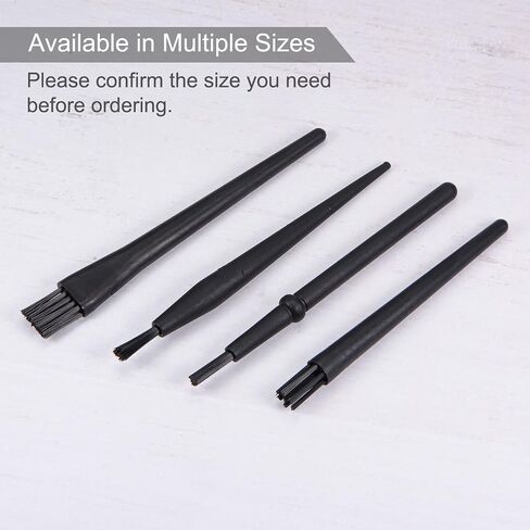 10pcs Anti-Static Cleaning Brush 21mm Dia PV Plastic Conductive Bristles Small Narrow Anti Static ESD Brushes for Clean PCB Laptop Keyboard Fan in Saudi Arabia