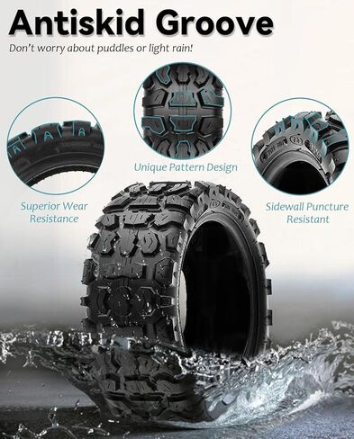 100/65-6.5 11 Inch Off-Road Tire Vacuum Snow Tire for Sealup| Dualtron Ultra/Thunder | Zero 11x | Speedual Plus Electric Scooter Replacement Rubber Tyre Thickened Anti-slip Wear-resistant in Kuwait