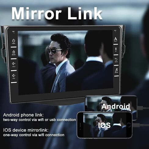Hikity 2+64GB Android 13 Radio Wireless Apple Carplay for 2007-2012 Toyota RAV4, 9 Inch Touch Screen RAV4 Stereo with Android Auto, HiFi, Bluetooth, GPS, WiFi, Mirror Link, SWC, MIC, Backup Camera in Saudi Arabia