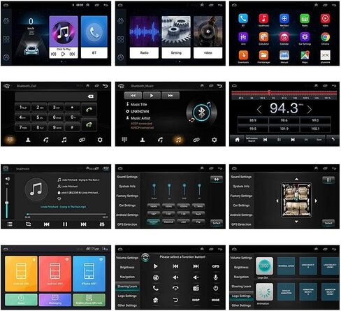 Hikity 2+64GB Android 13 Radio Wireless Apple Carplay for 2007-2012 Toyota RAV4, 9 Inch Touch Screen RAV4 Stereo with Android Auto, HiFi, Bluetooth, GPS, WiFi, Mirror Link, SWC, MIC, Backup Camera in Saudi Arabia